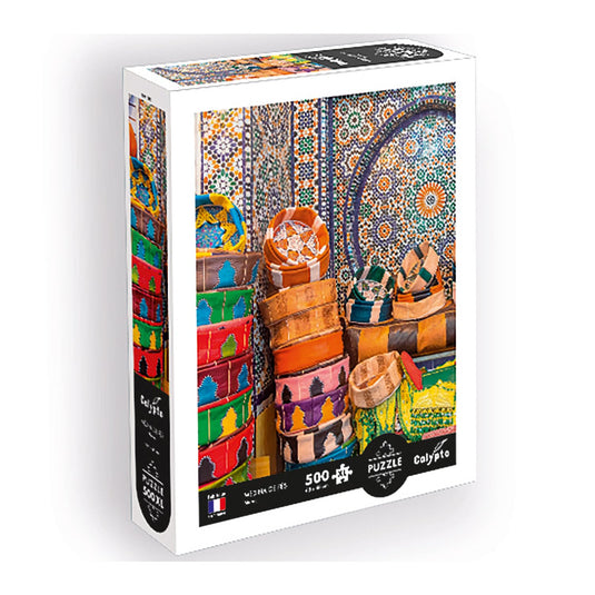 Medina Of Fez - Morocco 500 Piece Jigsaw Puzzle by Sentosphere - 1