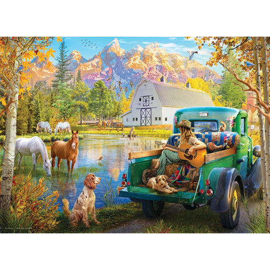 Singing Lake by Angelo Bonito 1000 Piece Jigsaw Puzzle by Eurographics - 2