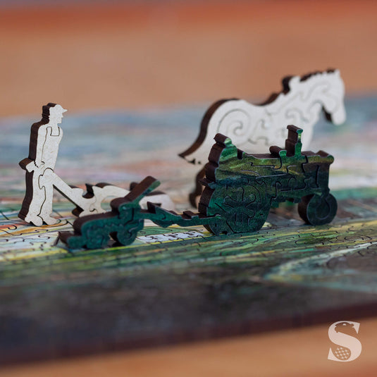 Morning by Steve R. Coffey 595 Piece Wooden Jigsaw Puzzle by Stumpcraft