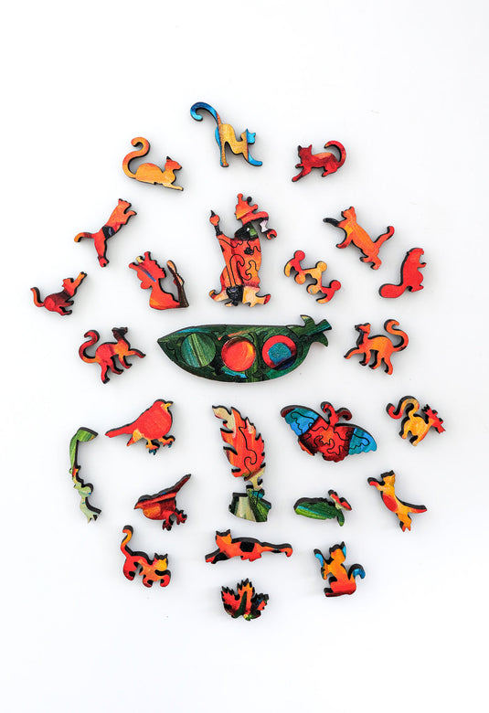 Indulgence by Cindy Revell 444 Piece Wooden Jigsaw Puzzle by Stumpcraft
