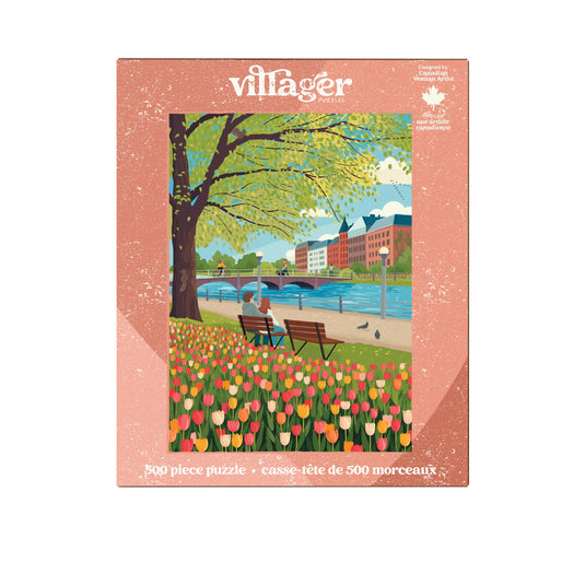 Tulip Season | 500-Piece Puzzle for Adults | Designed in Canada by Diana Pinnell - 2