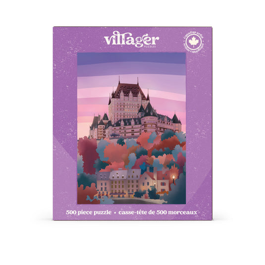Quebec City 500 Piece Puzzle by Villager Puzzles