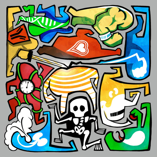 Team Human by Jason Panda 61 Piece Wooden Jigsaw Puzzle by StumpCraft