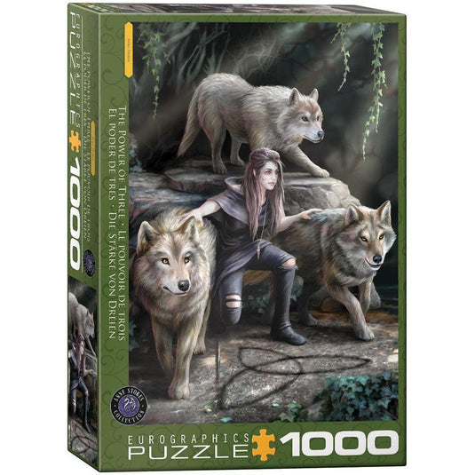 The Power of Three by A.Stokes 1000 Piece Jigsaw Puzzle by Eurographics - 1