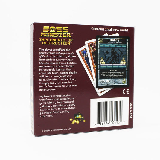 Boss Monster: Implements of Destruction Card Game Expansion by Brotherwise Games