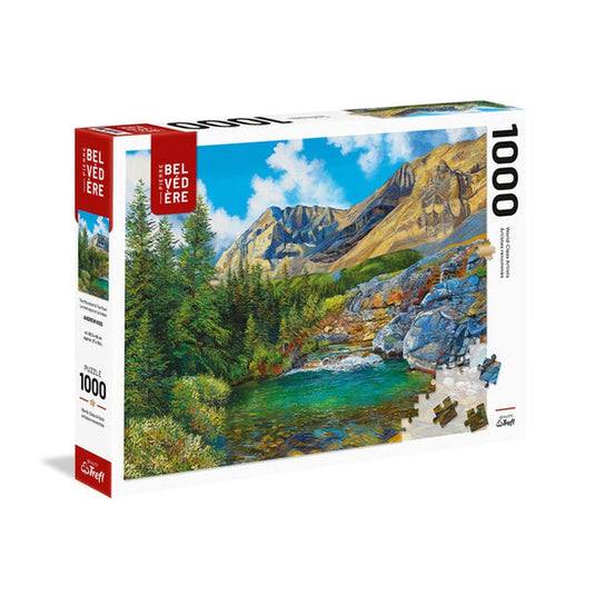 The Mountain & The River (A.Kiss) 1000 Piece Jigsaw Puzzle by Pbi Puzzle - 1