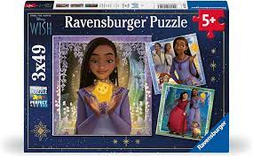 Disney Wish 3x49 Piece Jigsaw Puzzle by Ravensburger - 1