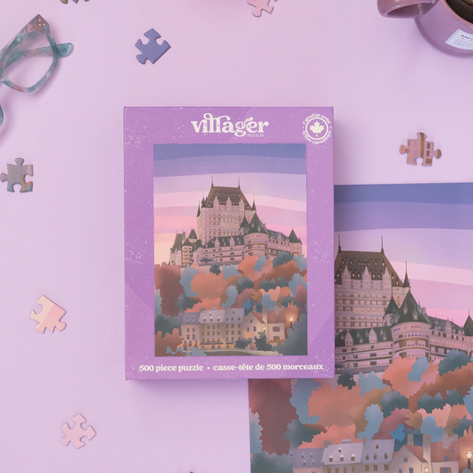 Quebec City 500 Piece Puzzle by Villager Puzzles