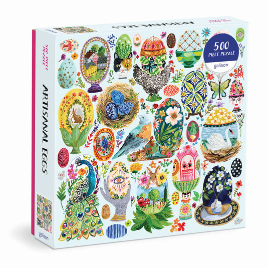 Artisanal Eggs 500 Piece Jigsaw Puzzle by Galison - 1