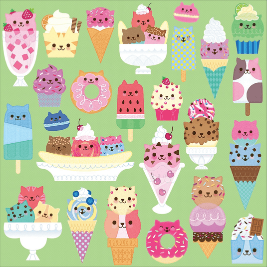 Cat Cafe 500 Piece Puzzle by Galison - 2