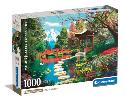 Fuji Garden 1000 Piece Jigsaw Puzzle by Clementoni Puzzles - 1