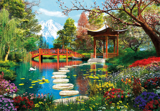Fuji Garden 1000 Piece Jigsaw Puzzle by Clementoni Puzzles - 2