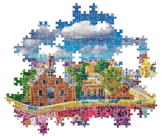 Park Guell, Barcelona 1000 Piece Jigsaw Puzzle by Clementoni Puzzles - 3