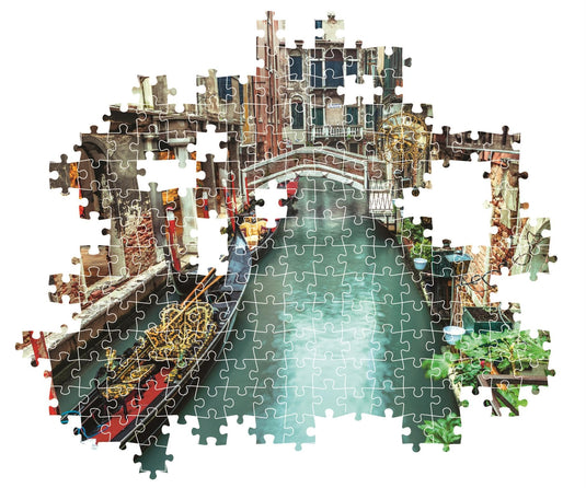 Venice Canal 1000 Piece Jigsaw Puzzle by Clementoni Puzzles - 3