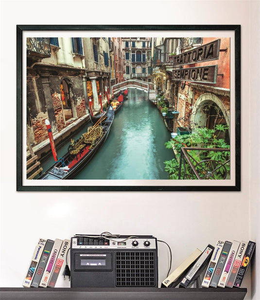 Venice Canal 1000 Piece Jigsaw Puzzle by Clementoni Puzzles - 4