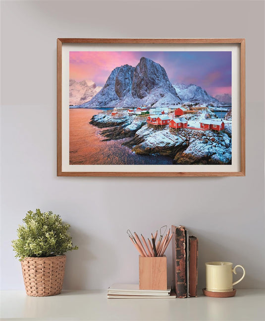Hamnoy Village 500 Piece Jigsaw Puzzle by Clementoni Puzzles - 4
