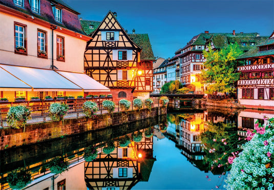 Strasbourg Old Town 500 Piece Jigsaw Puzzle by Clementoni Puzzles - 2