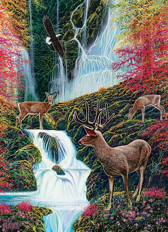 Mystic Forest 500 Piece Jigsaw Puzzle by Cobble Hill - 3