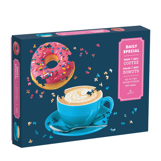 Daily Special Two-Part 650 Piece Shaped Jigsaw Puzzle by Galison - 1