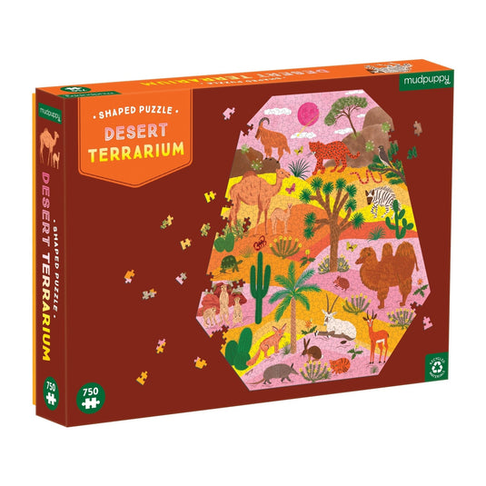 Desert Terrarium 750 Piece Shaped Puzzle by Galison - 1