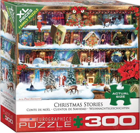 Christmas Stories 300 Piece Jigsaw Puzzle by Eurographics - 1