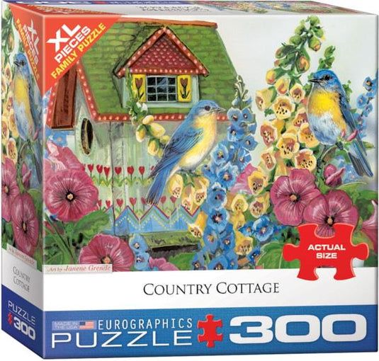 Country Cottage by Grende 300 Piece Jigsaw Puzzle by Eurographics - 1