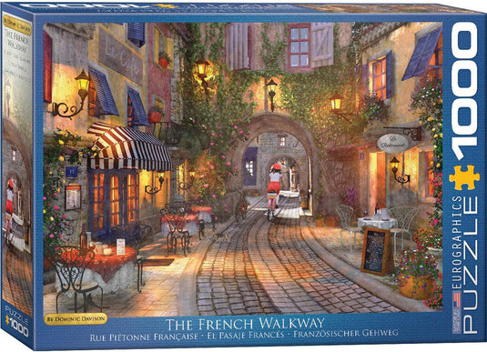 The French Walkway by Davison 1000 Piece Jigsaw Puzzle by Eurographics - 1