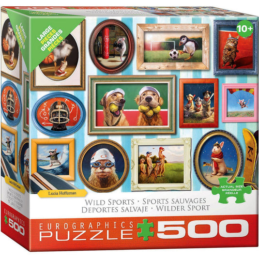 World of Sports 500 Piece Jigsaw Puzzle by Eurographics - 1