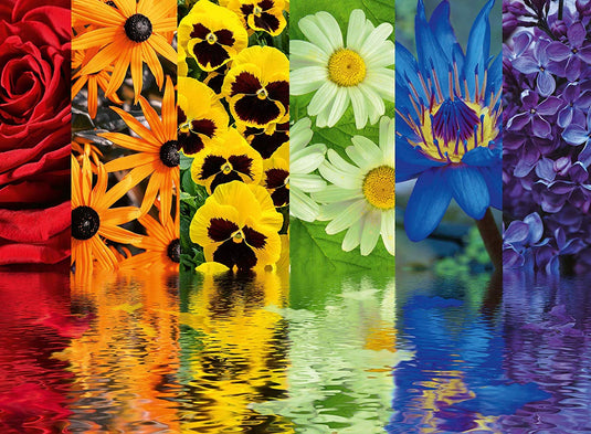 Floral Reflections 500 Piece Jigsaw Puzzle by Ravensburger - 1