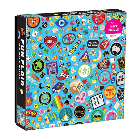Fun Flair 500 Piece Jigsaw Puzzle by Galison - 1