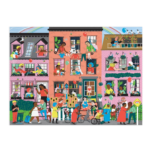 Hey Neighbors! 1000 Piece Family Puzzle by Galison - 3