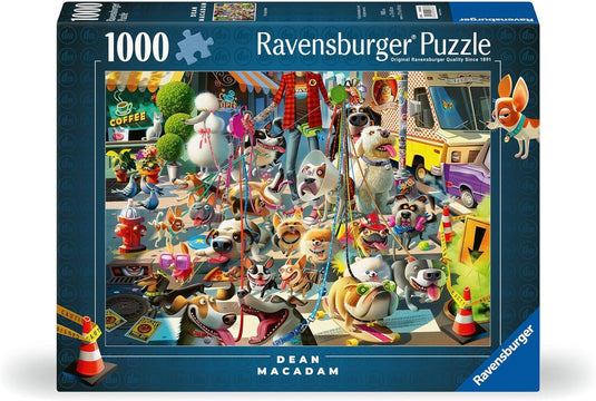 MacAdam: The Dog Walker 1000 Piece Jigsaw Puzzle - 1