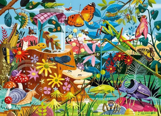 Backyard Bug World 60 Piece Jigsaw Puzzle by Ravensburger - 2