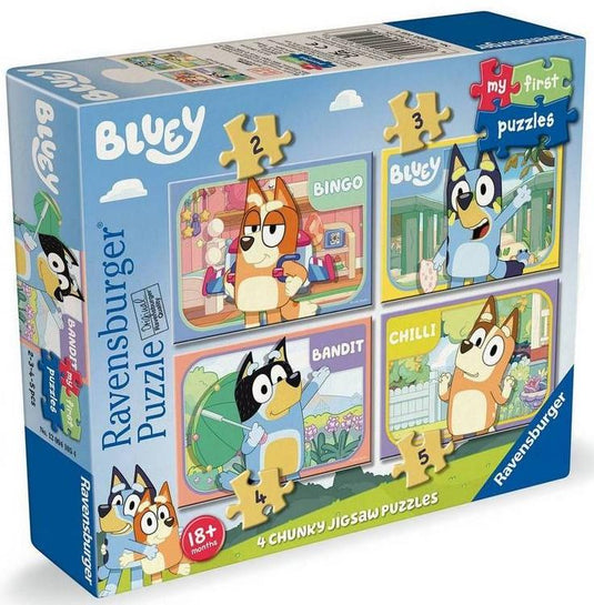 Bluey 2, 3, 4, 5 Piece Jigsaw Puzzle by Ravensburger - 1