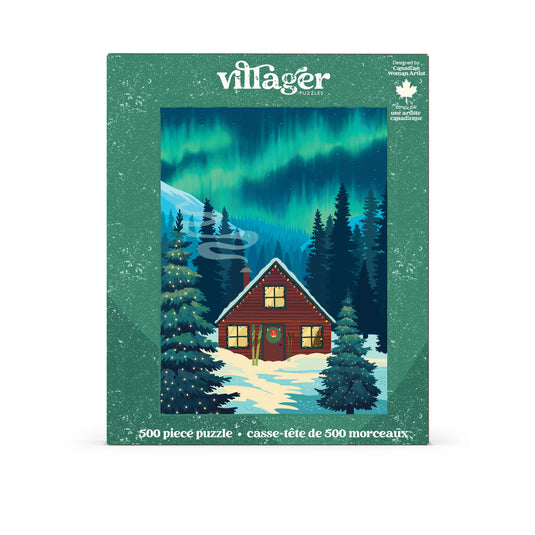 Northern Cabin 500 Piece Puzzle by Villager Puzzles