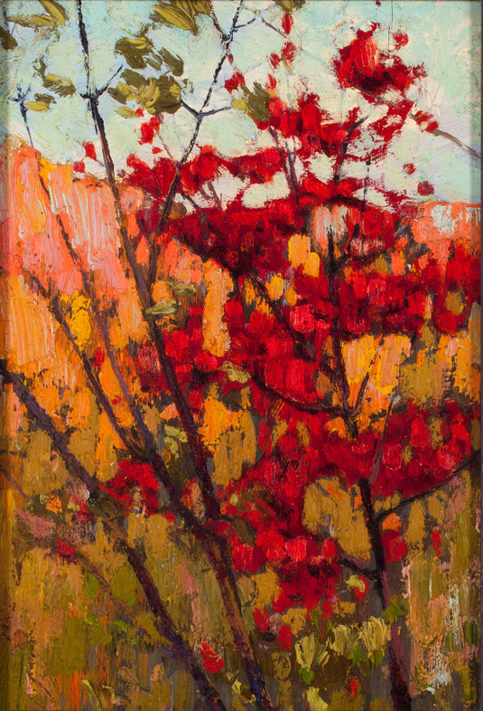 Soft Maple in Autumn by Tom Thomson 409 Piece Wooden Jigsaw Puzzle by Stumpcraft