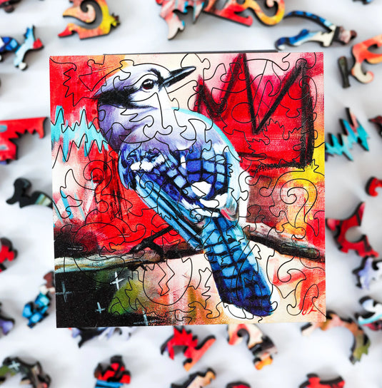 Curiosity is King by Shana Patry 50 Piece Wooden Jigsaw Puzzle by StumpCraft