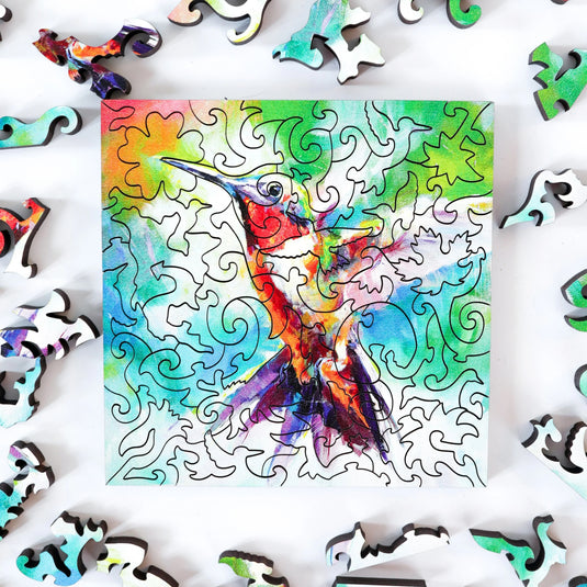 Passion by Dimitri Sirenko 53 Piece Wooden Jigsaw Puzzle by StumpCraft
