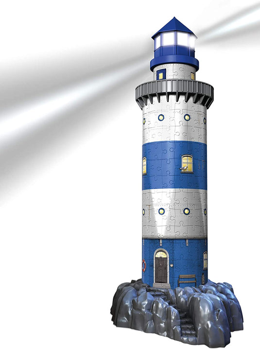 Lighthouse - Night Edition 3D 216 Piece 3D Puzzle by Ravensburger - 3