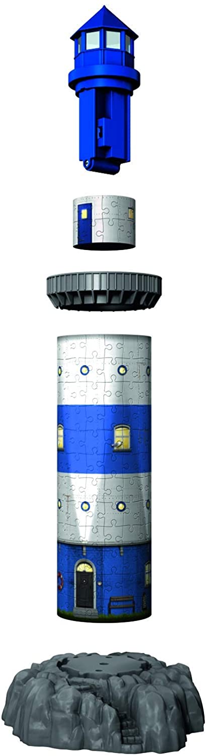 Lighthouse - Night Edition 3D 216 Piece 3D Puzzle by Ravensburger - 2