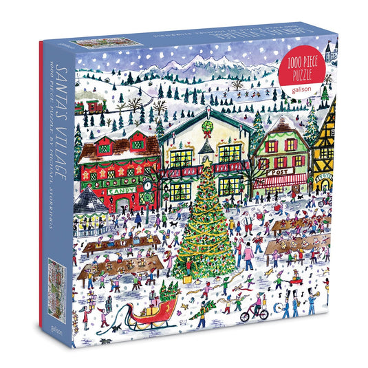 Santa's Village 1000 Piece Jigsaw Puzzle by Galison - 1
