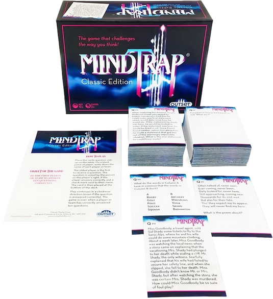 MindTrap: Classic Edition Board Game by Outset Media