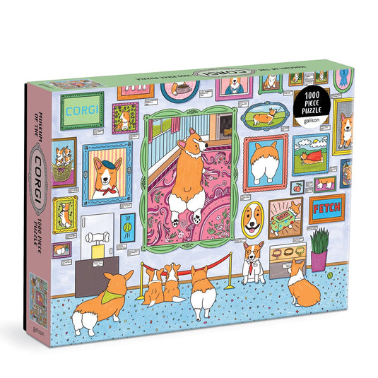 Museum of the Corgi 1000 Piece Jigsaw Puzzle by Galison - 1