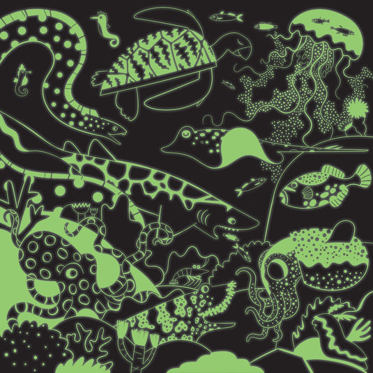 Ocean Illuminated 500 Piece Glow in the Dark Family Puzzle by Galison - 3