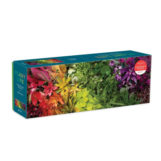 Plant Life 1000 Piece Panoramic Jigsaw Puzzle by Galison