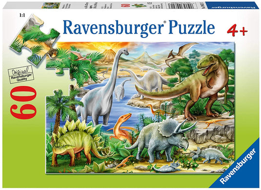 Prehistoric Life 60 Piece Jigsaw Puzzle by Ravensburger - 1