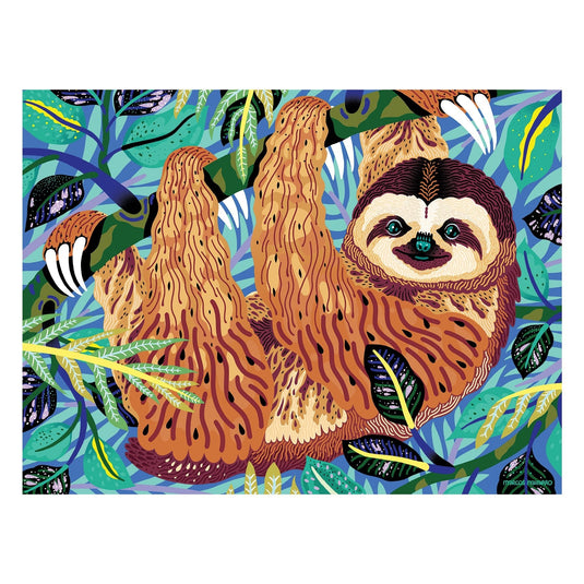 Pygmy Sloth Endangered Species 300 Piece Puzzle by Galison - 2