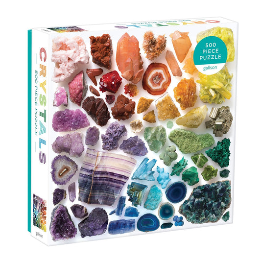 Rainbow Crystals 500 Piece Jigsaw Puzzle by Galison - 1