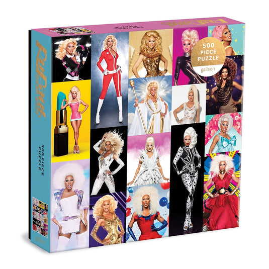 RuPaul's Drag Race 500 Piece Jigsaw Puzzle by Galison - 1