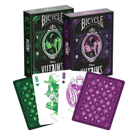 Bicycle Playing Cards - Disney: Villains Green or Purple